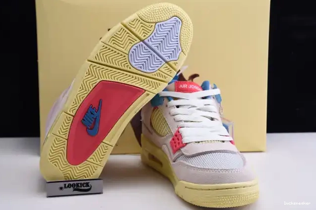 Rep LUCY Air Retro Union Jordan 4 DC9533-800 Ice Guava 0613
